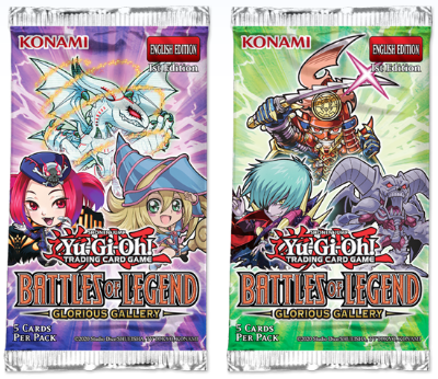 Yu-Gi-Oh: Battles of Legend- Glorious Gallery Booster Display
