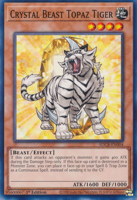 Crystal Beast Topaz Tiger [SDCB-EN004] Common