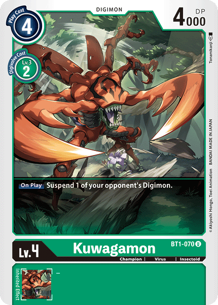 Kuwagamon [BT1-070] [Release Special Booster Ver.1.0]
