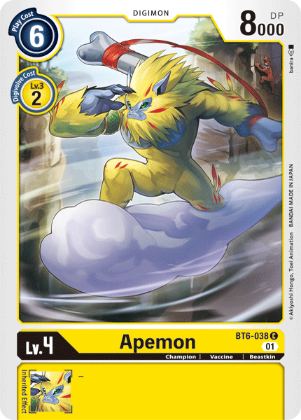 Apemon [BT6-038] [Double Diamond]