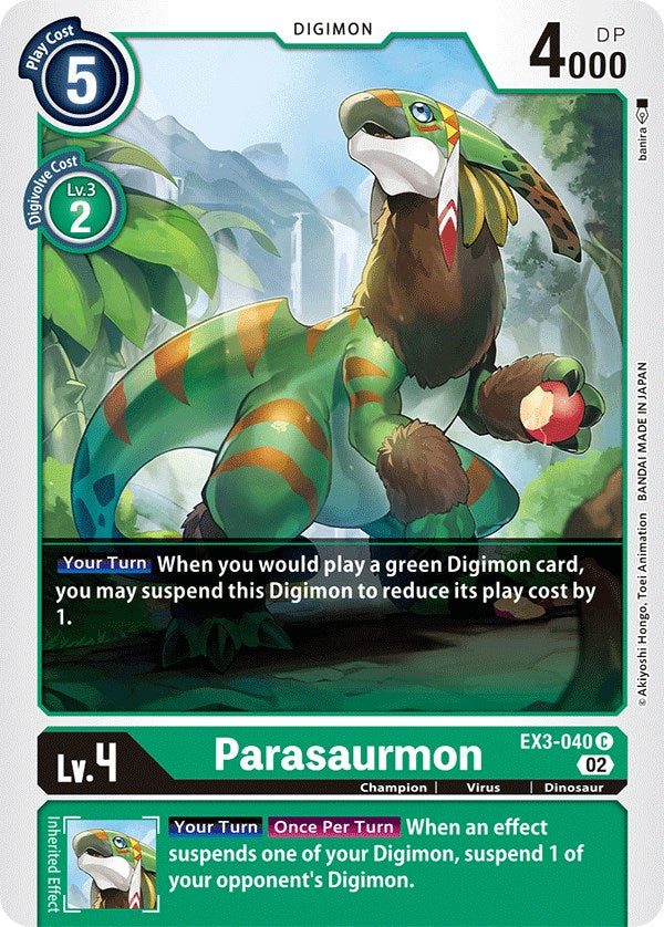 Parasaurmon [EX3-040] [Draconic Roar]