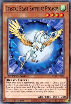 Crystal Beast Sapphire Pegasus [SGX1-ENF08] Common