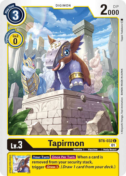 Tapirmon [BT6-032] [Double Diamond]