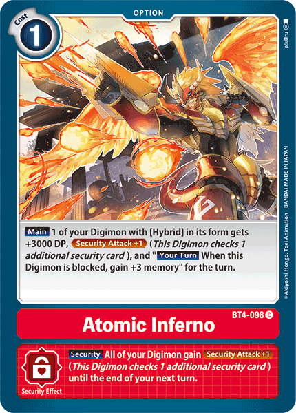 Atomic Inferno [BT4-098] [Great Legend]