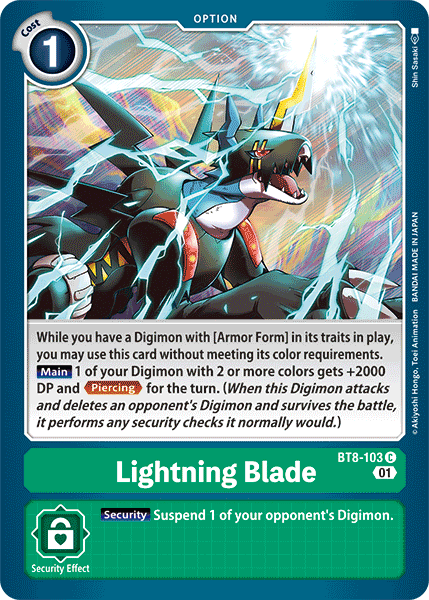 Lightning Blade [BT8-103] [New Awakening]