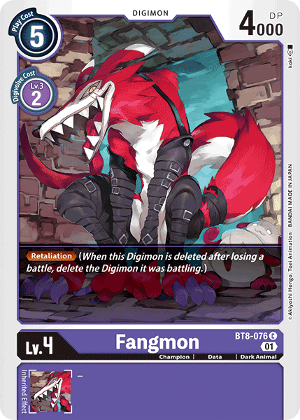 Fangmon [BT8-076] [New Awakening]