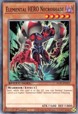 Elemental HERO Necroshade [SGX1-ENA11] Common