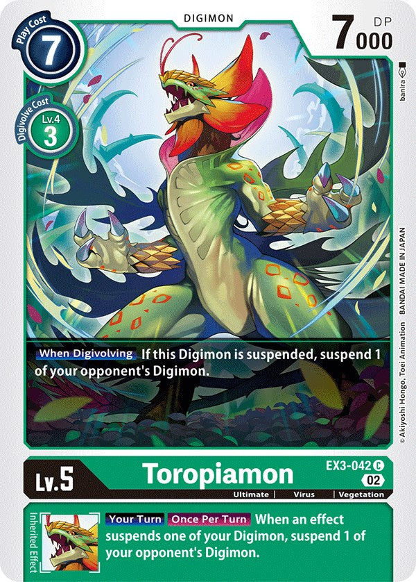 Toropiamon [EX3-042] [Draconic Roar]
