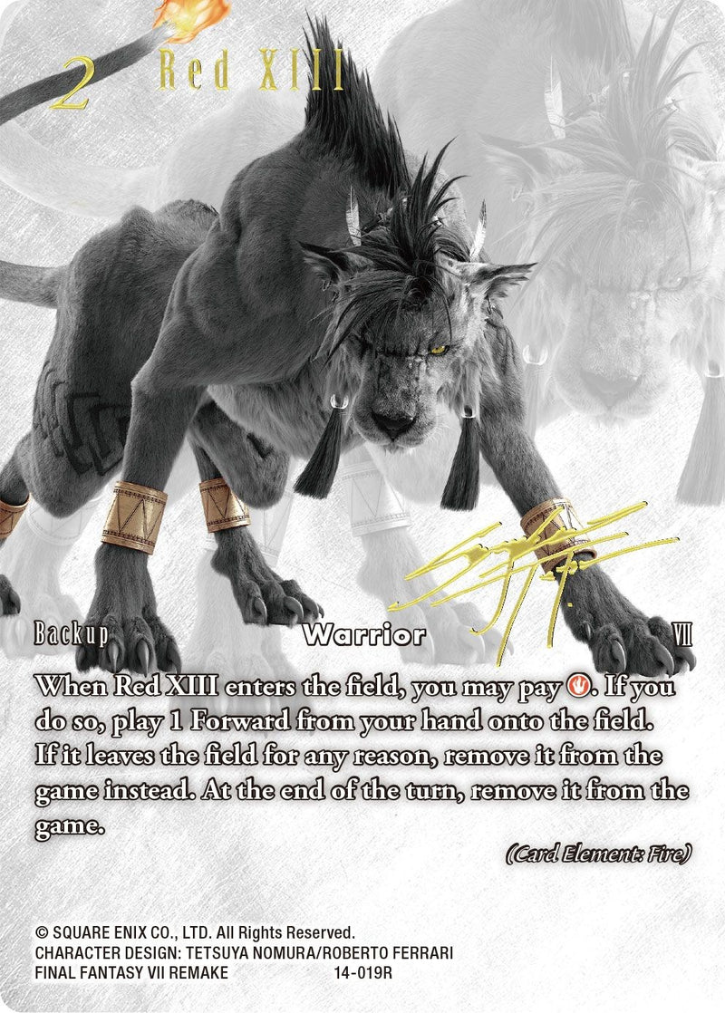 Red XIII (Noir Promo) [Promo Cards]